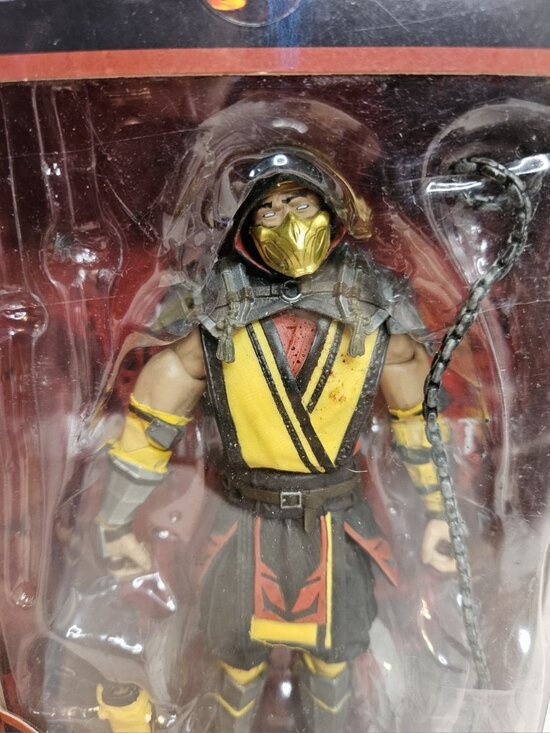 McFarlane Mortal Kombat 11 Scorpion Series 1 (Yellow Outfit) 7”  Figure * Read - Picture 2 of 8